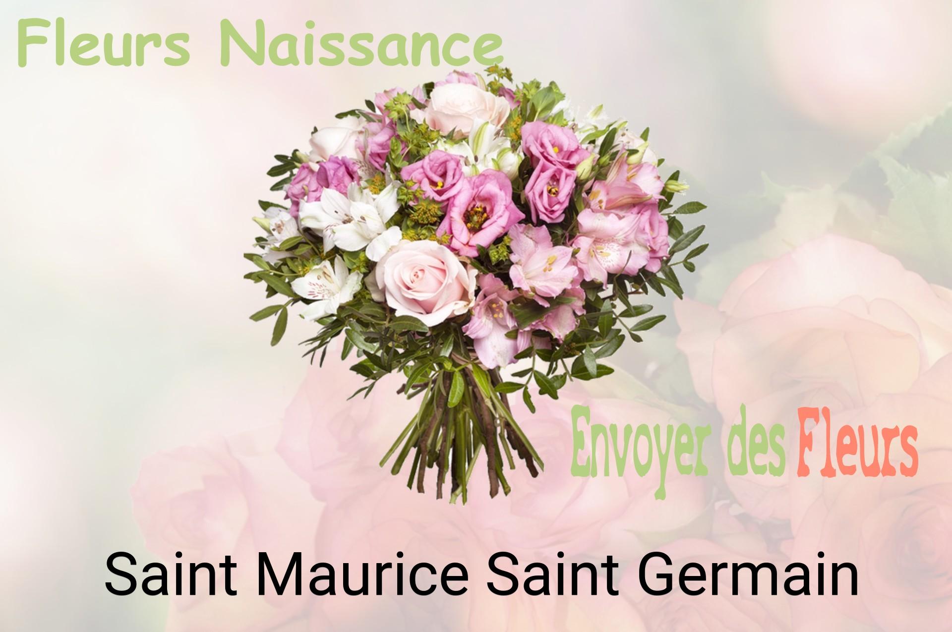 Bouquet de fleurs de naissance livré à Saint-Maurice-Saint-Germain